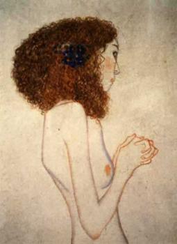 Gustav Klimt : Imploring Girl